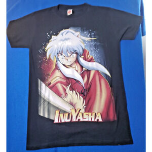 Inuyasha Japanese Manga Anime Black T-Shirt Men's Size Medium New NWOT